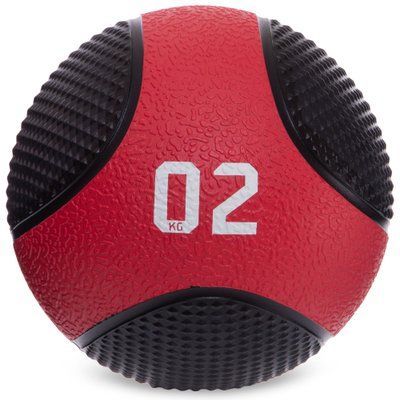 М'яч медичний медбол Zelart Medicine Ball FI-2824-2 2 кг чорний