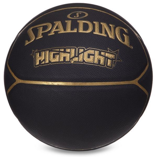 М'яч баскетбольний SPALDING 76869Y HIGHLIGHT №7 чорний