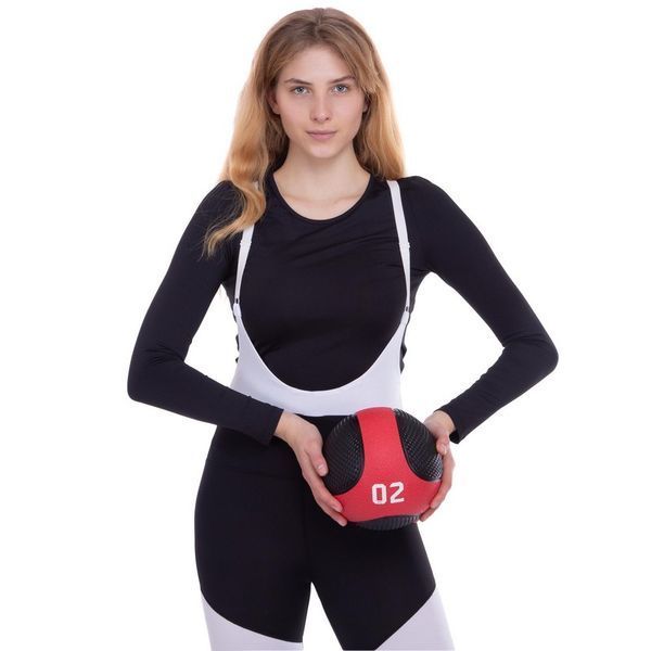 М'яч медичний медбол Zelart Medicine Ball FI-2824-2 2 кг чорний