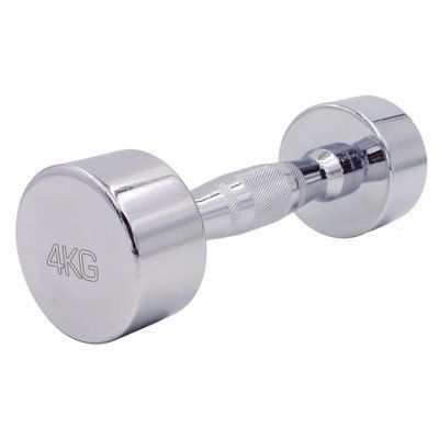 Гантель хромований Record SC-8017-4 1шт 4кг