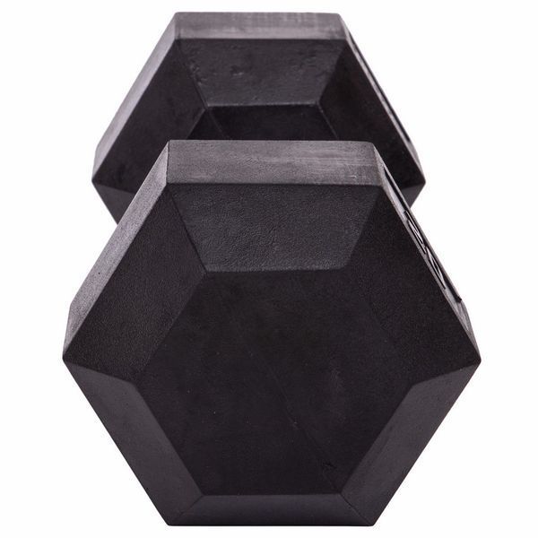 Гантель цельная шестигранная ZELART TA-5159-20 1шт 20кг