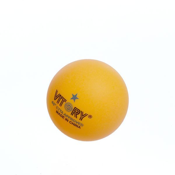 Набір м'ячів для настільного тенісу VITORY 1* 40+ MT-1891 6шт жовтий