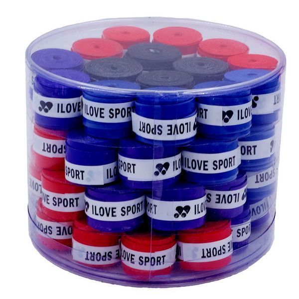 Обмотка на ручку ракетки Grip SPOINT I LOVE SPORT BD-4573 I LOVE SPORT 60шт різнокольоровий