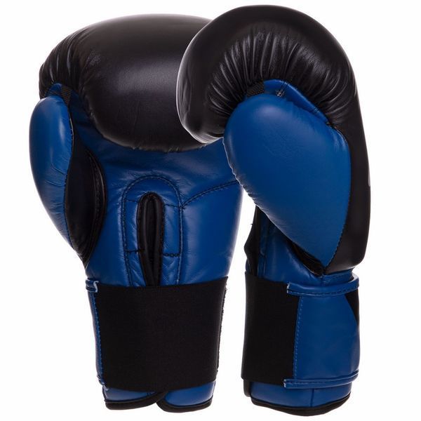 Рукавички боксерські UFC PRO Compact UHK-75001 S-M синій-чорний