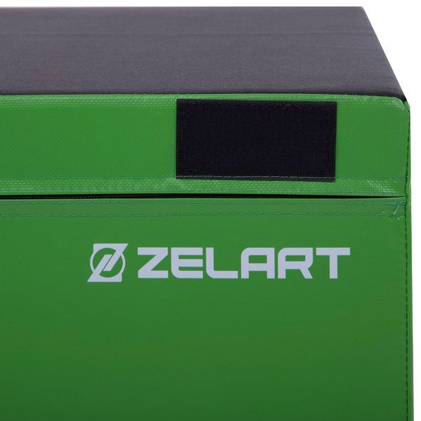 Бокс плиометрический мягкий набор Zelart PLYO BOXES FI-3635 3шт 90х75х30/45/60см зеленый, синий, красный