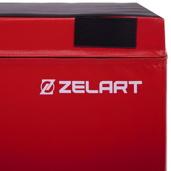 Бокс плиометрический мягкий набор Zelart PLYO BOXES FI-3635 3шт 90х75х30/45/60см зеленый, синий, красный