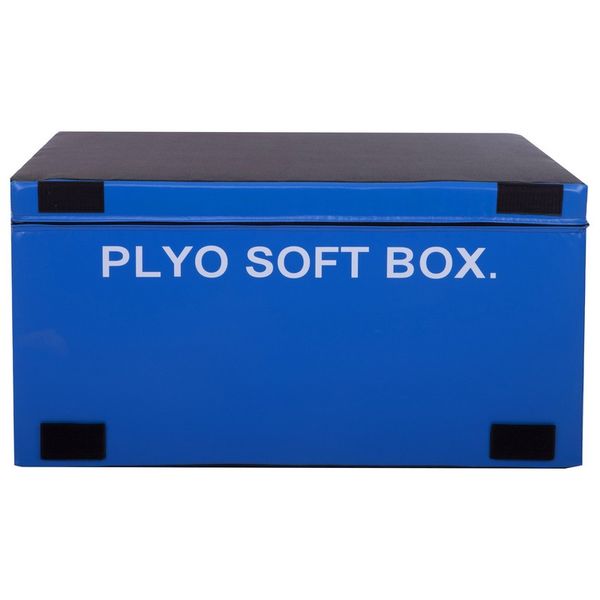 Бокс плиометрический мягкий набор Zelart PLYO BOXES FI-3635 3шт 90х75х30/45/60см зеленый, синий, красный