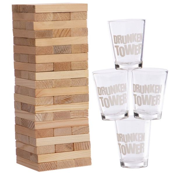 Гра настільна Дженга SP-Sport Drunken Tower Jenga GB076-1B дерево