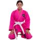 Кимоно женское для джиу-джитсу HARD TOUCH JJSL 130см розовый