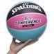 Мяч баскетбольный SPALDING 76895Y ALL CONFERENCE №7 голубой-черный