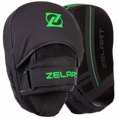 Лапа Вигнута для боксу та єдиноборств ZELART VL-3093 24x18,5x5см 2шт чорний