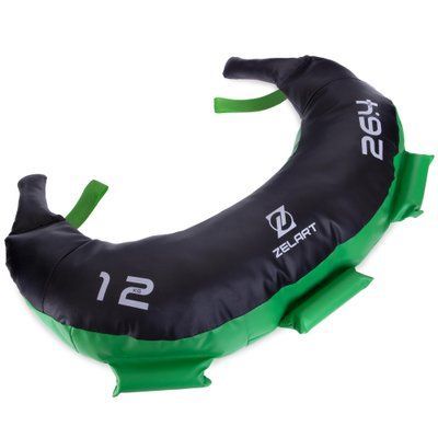 Мішок Болгарський тренувальний Zelart Bulgarian Bag FI-2623-12 12кг зелений