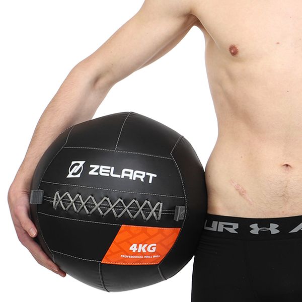 М'яч волбол для кросфіту та фітнесу Zelart WALL BALL TA-7822-4