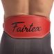 Пояс атлетический кожаный FAIRTEX 167076 ширина-15см размер-S красный