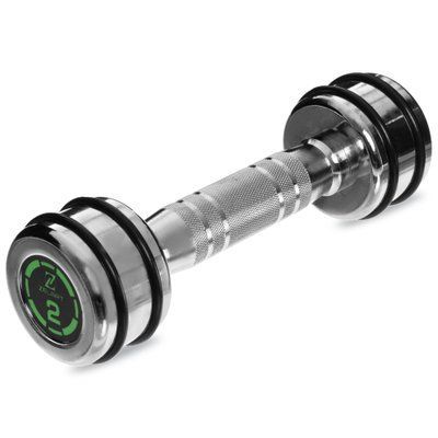 Гантель хромований Zelart FI-2622-2 1шт 2кг