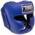 Шлем боксерский в мексиканском стиле кожаный TOP KING Full Coverage TKHGFC-EV S синий