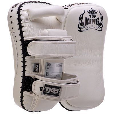 Пади для тайського боксу Тай-педи TOP KING Super TKKPS-CV-L 39х19х10см 2шт білий