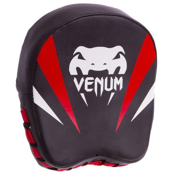 Лапа Вигнута для боксу та єдиноборств FLEX VNM VL-8324 18x16x5см 2шт чорний-червоний