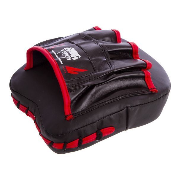 Лапа Вигнута для боксу та єдиноборств FLEX VNM VL-8324 18x16x5см 2шт чорний-червоний