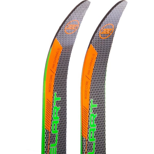 Лыжи беговые детские в комплекте с палками Zelart SK-0881-110B оранжевый