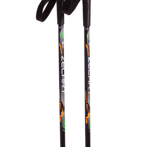 Лыжи беговые детские в комплекте с палками Zelart SK-0881-110B оранжевый