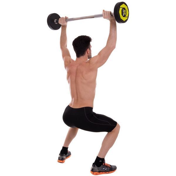 Штанга фіксована пряма поліуретанова Zelart Urethane Barbell TA-2689-25 довжина-106см 25кг