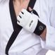 Перчатки для тхэквондо с фиксатором запястья Zelart BO-2310-W XS белый