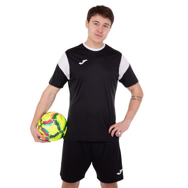 Форма футбольна Joma PHOENIX 102741-102 XS-2XL чорний-білий S