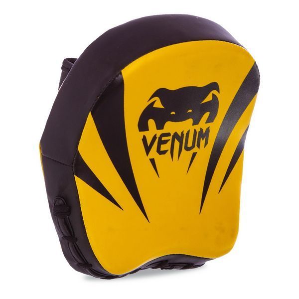 Лапа Вигнута для боксу та єдиноборств FLEX VNM VL-8325 18x16x5см 2шт жовтий-чорний