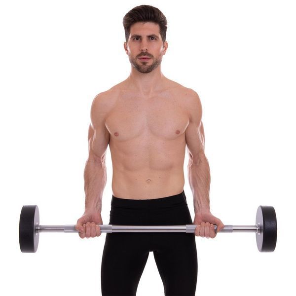 Штанга фіксована пряма поліуретанова Zelart Urethane Barbell TA-2689-30 довжина-107см 30кг