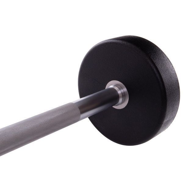 Штанга фіксована пряма поліуретанова Zelart Urethane Barbell TA-2689-30 довжина-107см 30кг