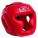 Шолом боксерський з повним захистом LEV LV-4294 М червоний
