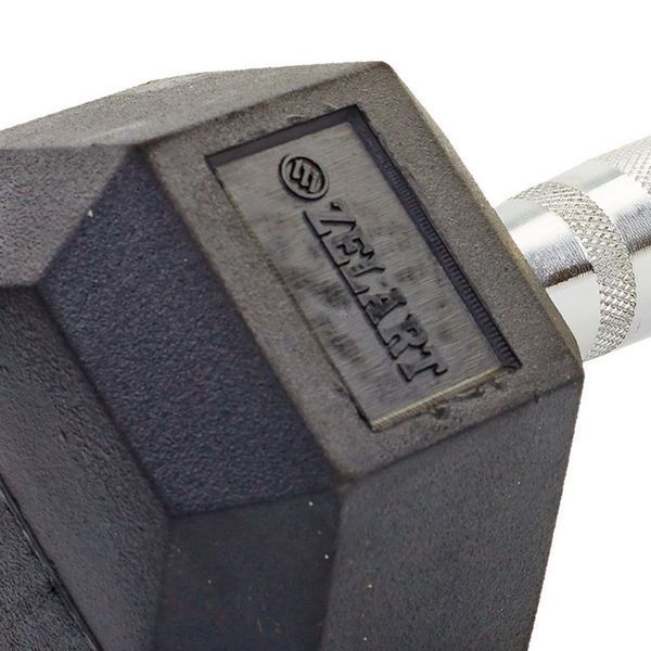 Гантель цільна шестигранна ZELART TA-5159-8 1шт 8кг