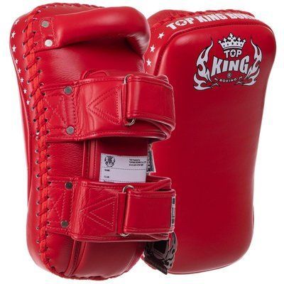 Пади для тайського боксу Тай-педи TOP KING Super TKKPS-CV-S 35х17х8см 2шт червоний