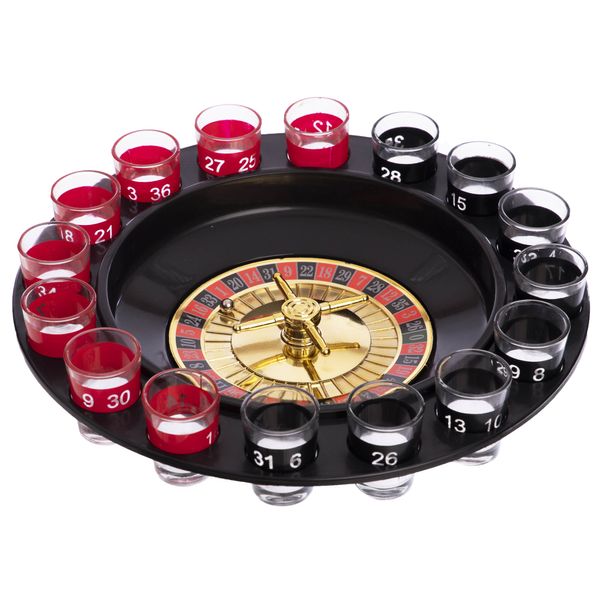 Гра "П'яна рулетка" Drinking Roulette Set SP-Sport GB066-P 16 стопок