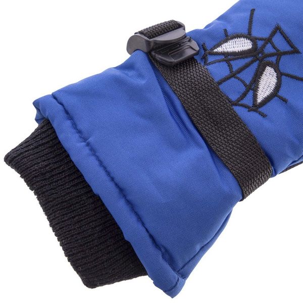 Перчатки горнолыжные теплые детские SP-Sport SPIDERMAN C-6572 M-L синий