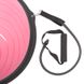 Полусфера для фитнеса с эспандерами BOSU MINI SPOINT FI-1936 розовая