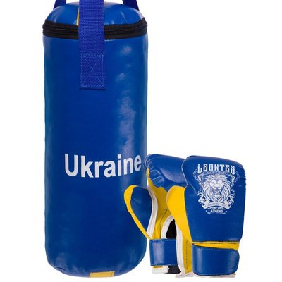 Боксерский набор детский LEV UKRAINE LV-9940 синий