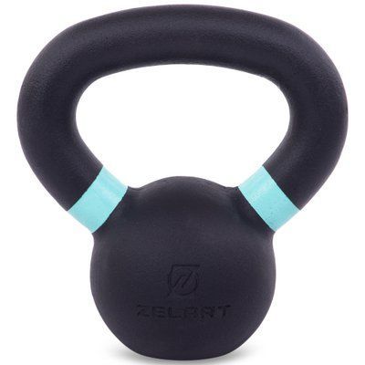 Гиря чавунна пофарбована Zelart TA-3638-4 вага 4кг чорна