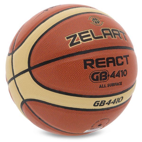М'яч баскетбольний PU №6 ZELART REACT GB4410