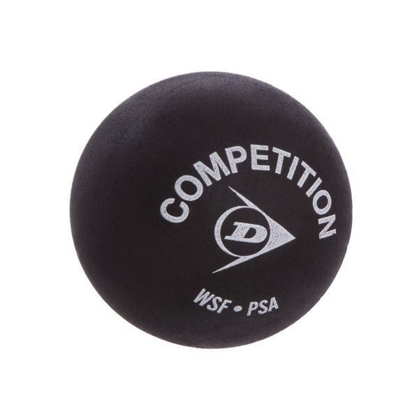 Мяч для сквоша DUNLOP REV COMP XT SINGLE DOT DL700112 1шт черный